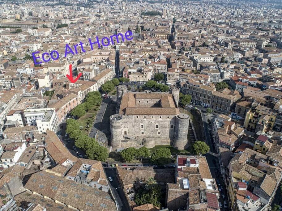 Eco Art Home Catania-Fontanarossai nemzetközi repülőtér Kültér fotó